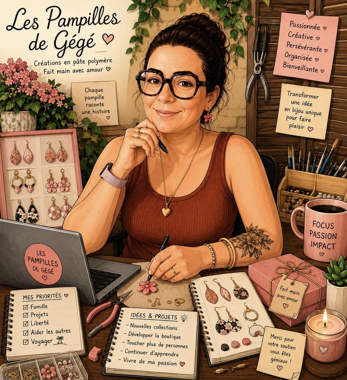 Gégé, créatrice des Pampilles de Gégé