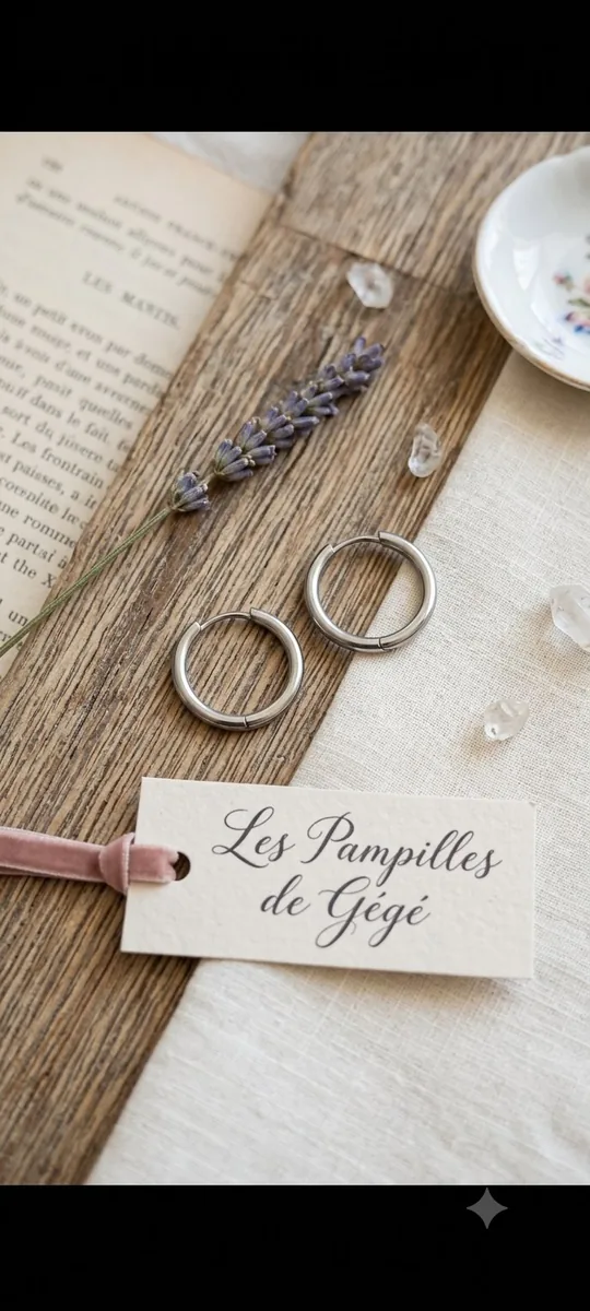 Petite créole ronde – bijou artisanal boucle d'oreille