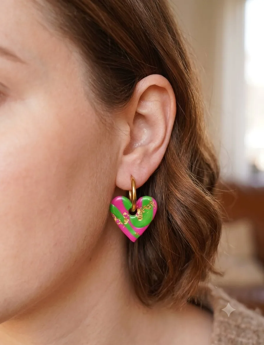 Lulu brésil  – bijou artisanal lulu ( coeur)