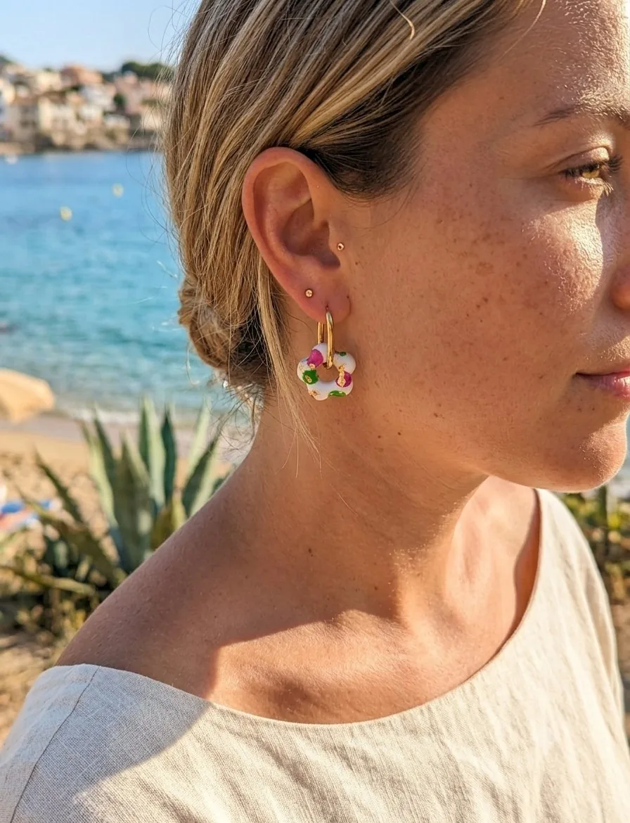 Mathilde Martinique  – bijou artisanal fleurs