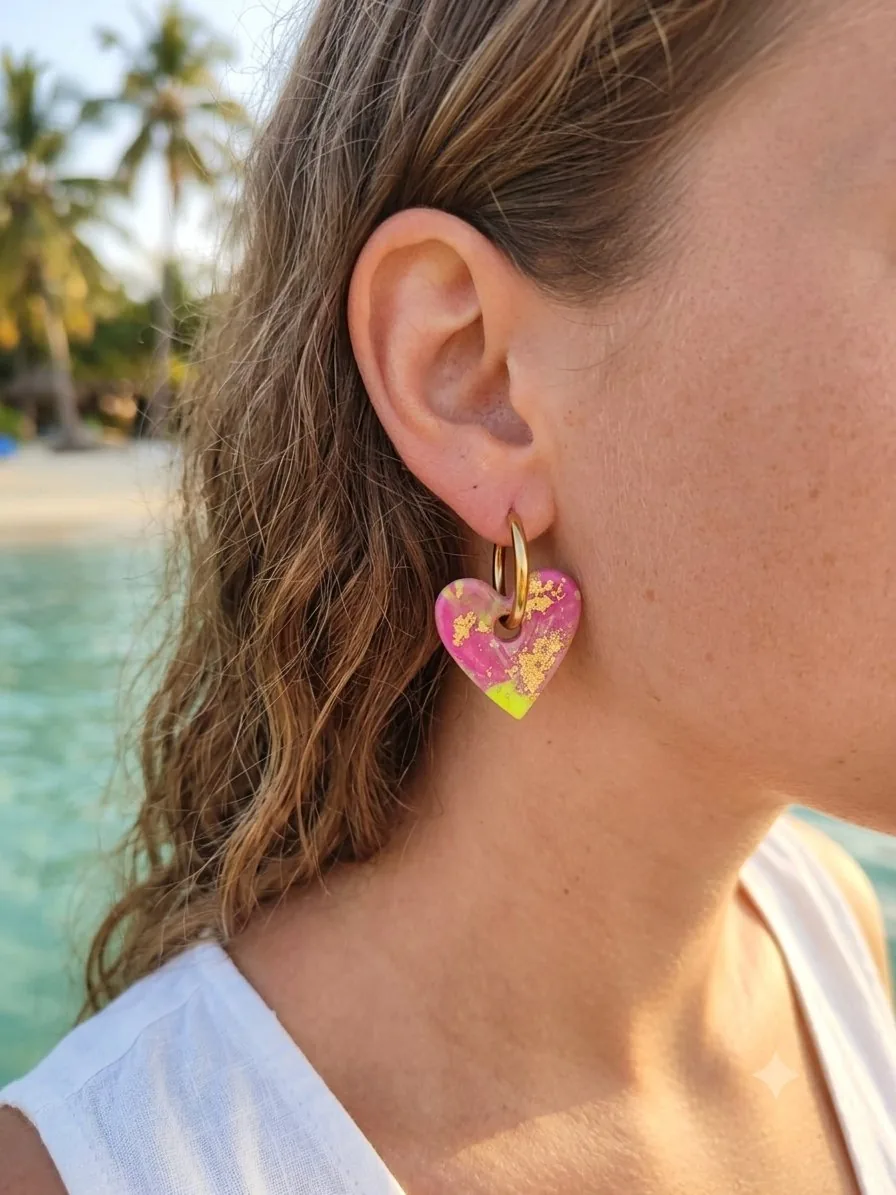 Lulu Guadeloupe  – bijou artisanal lulu ( coeur)