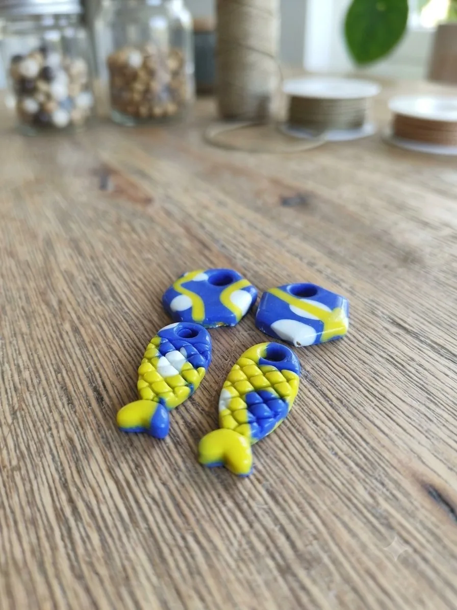 lot poisson , losange  – bijou artisanal offres pack