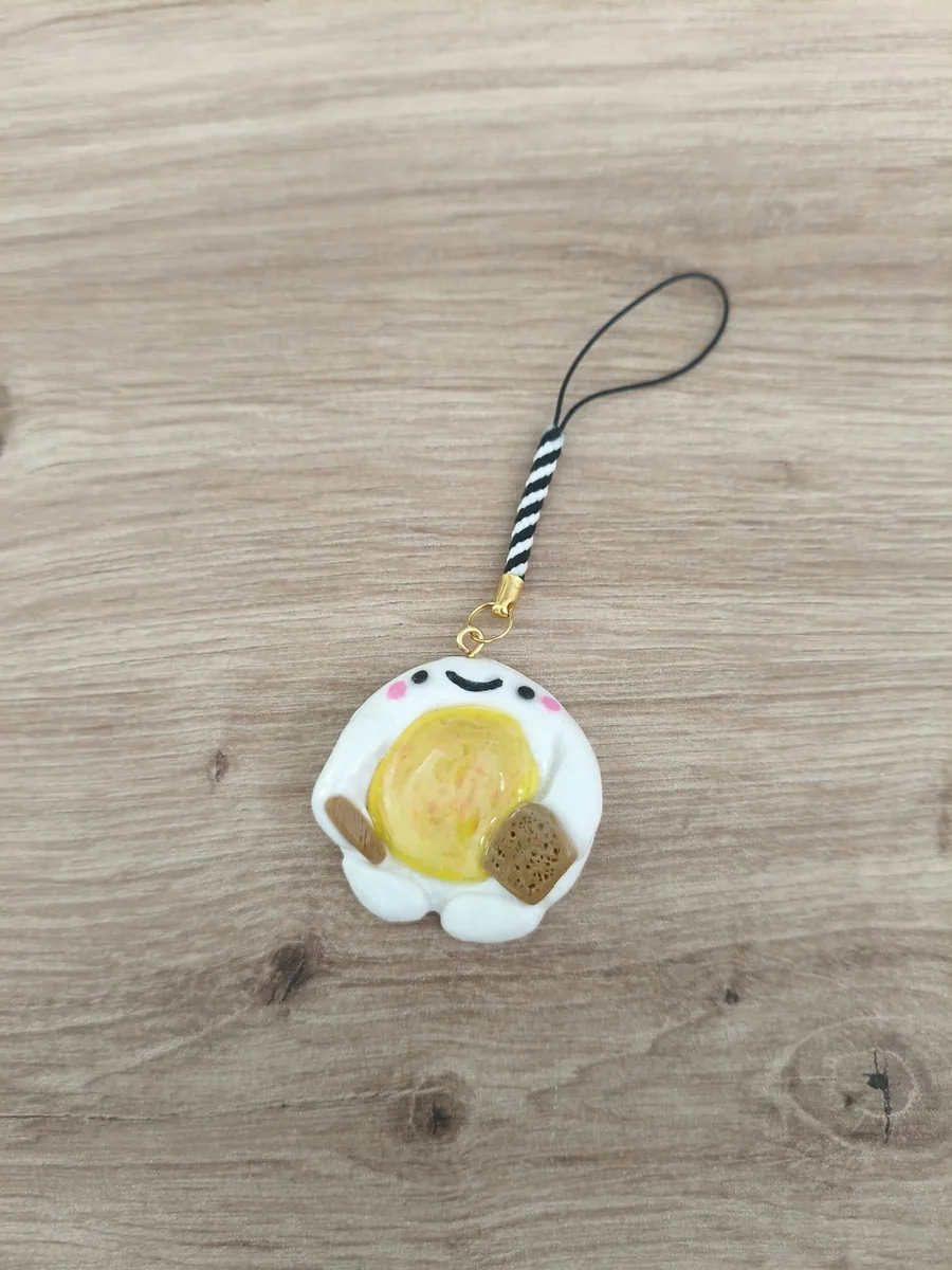 Worry stone, Dwight Egg – bijou artisanal bijoux de sac, worry stone