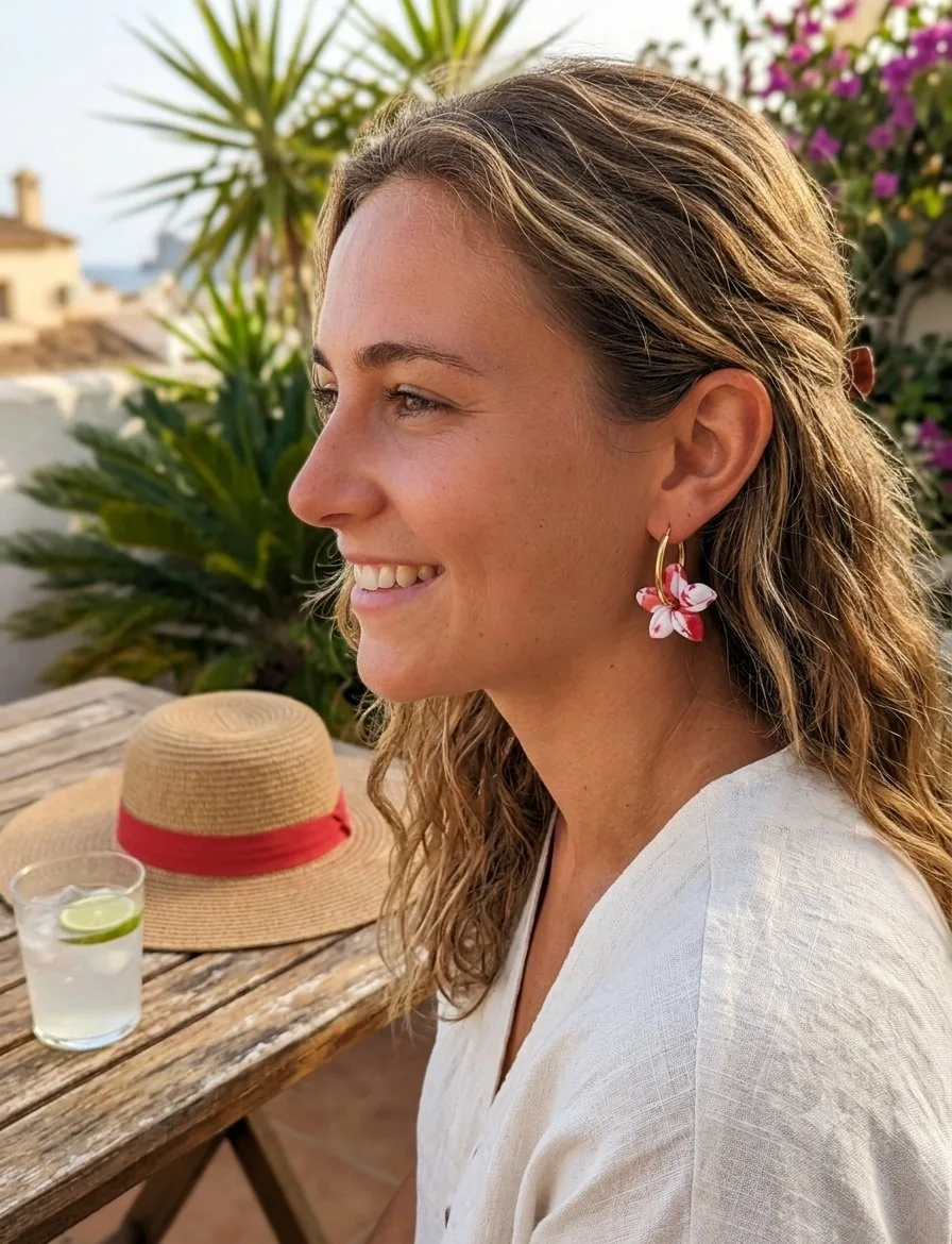 fleur étoilée – bijou artisanal fleurs