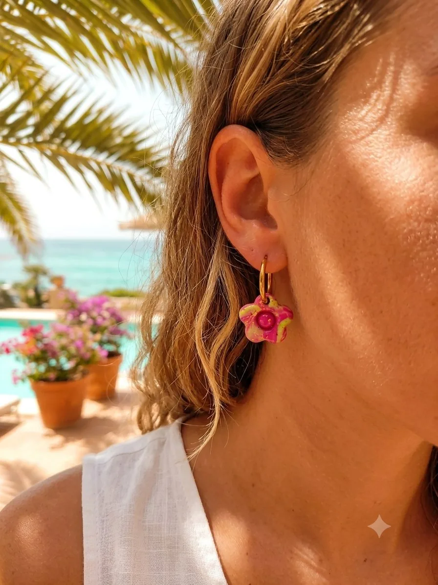 Marguerite Guadeloupe  – bijou artisanal fleurs