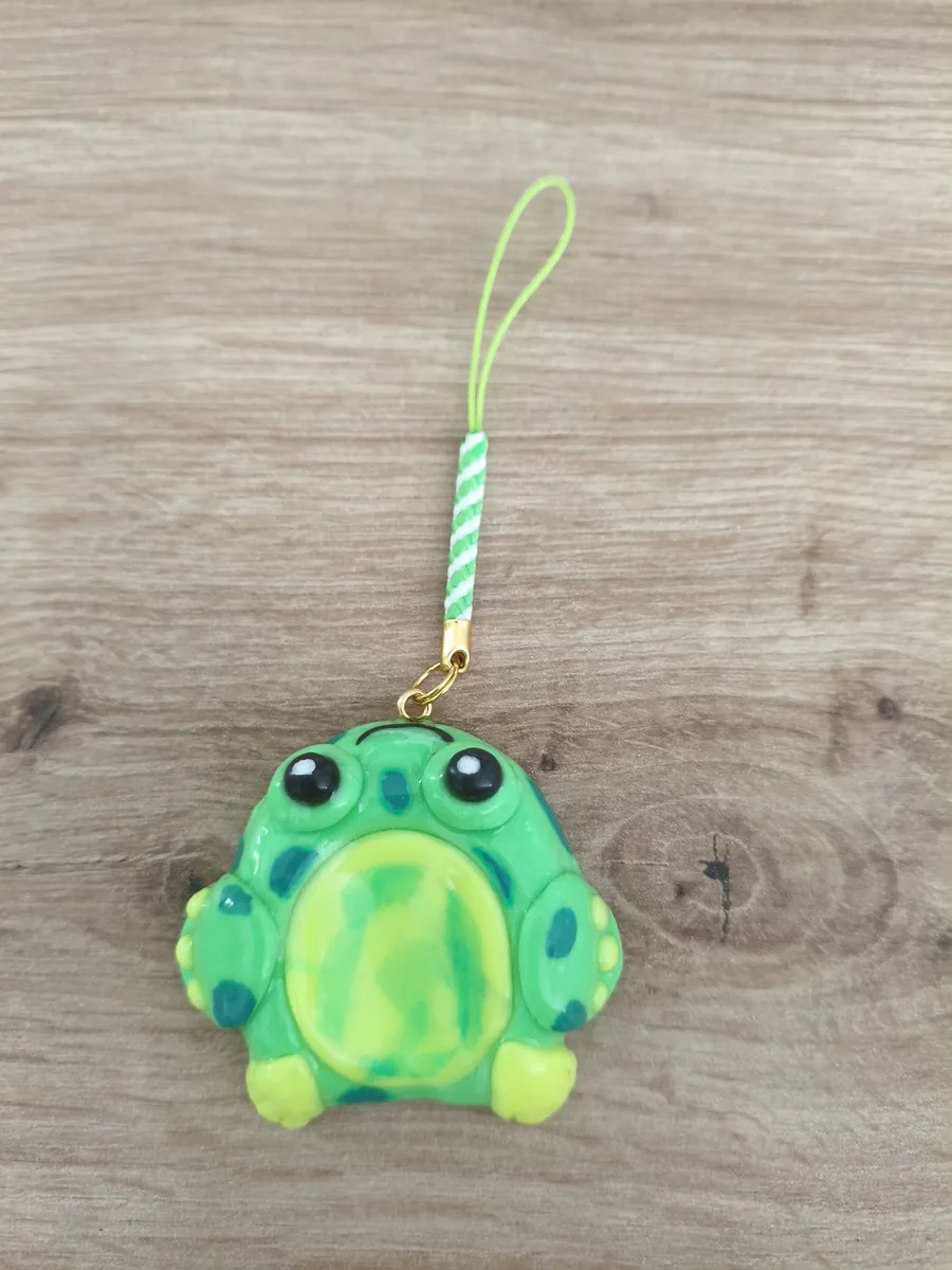 Worry stone,toad cruise – bijou artisanal bijoux de sac, worry stone